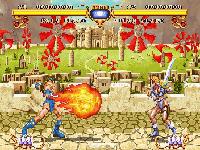 une photo d'Ã©cran de Golden Axe The Duel sur Sega Saturn